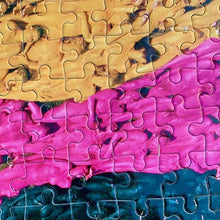ARTXPUZZLES - Artist Spencer Tunick Title: Big Color Jigsaw Puzzle Size: (Horizontal) 12"x 16.5" 285 Jigsaw Puzzle Pieces ESKA Premium Board Unlimited Collector Edition